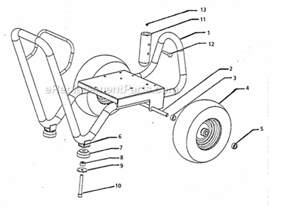 Frame Diagram and Parts List for AL2810  Campbell Hausfeld Paint Sprayer